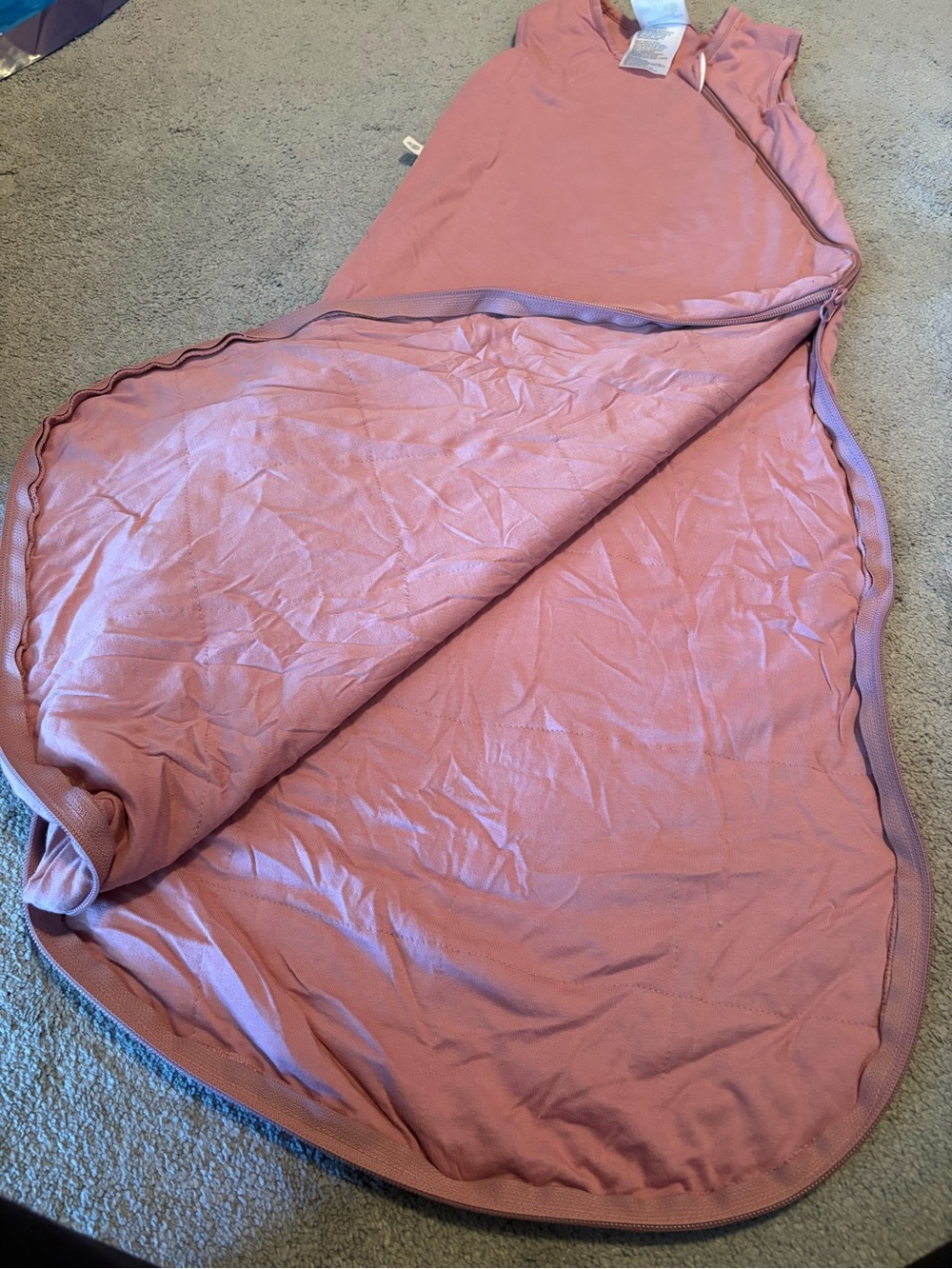 Perlim Pinpin - Baby Sleep Sack — Pink 2.5 TOG (6-18M) - Picture 6 of 7